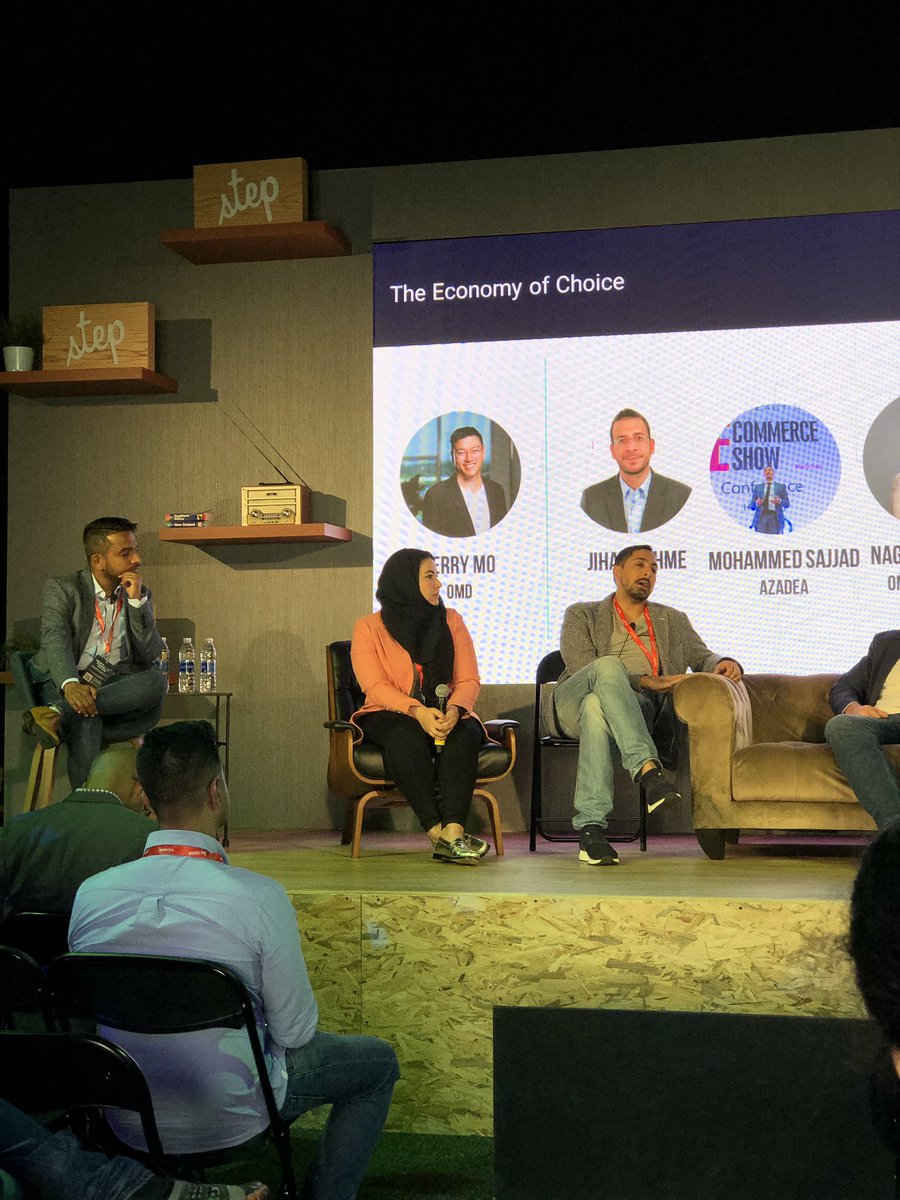 OMDMENA's tweet image. A few trends dominating the economy of choice are 1. Drop shipping 2. Personalization, which means that you manufacture less, but give consumers what they want and 3. Giving consumers less choice and consolidating SKUs @nagham #step2019