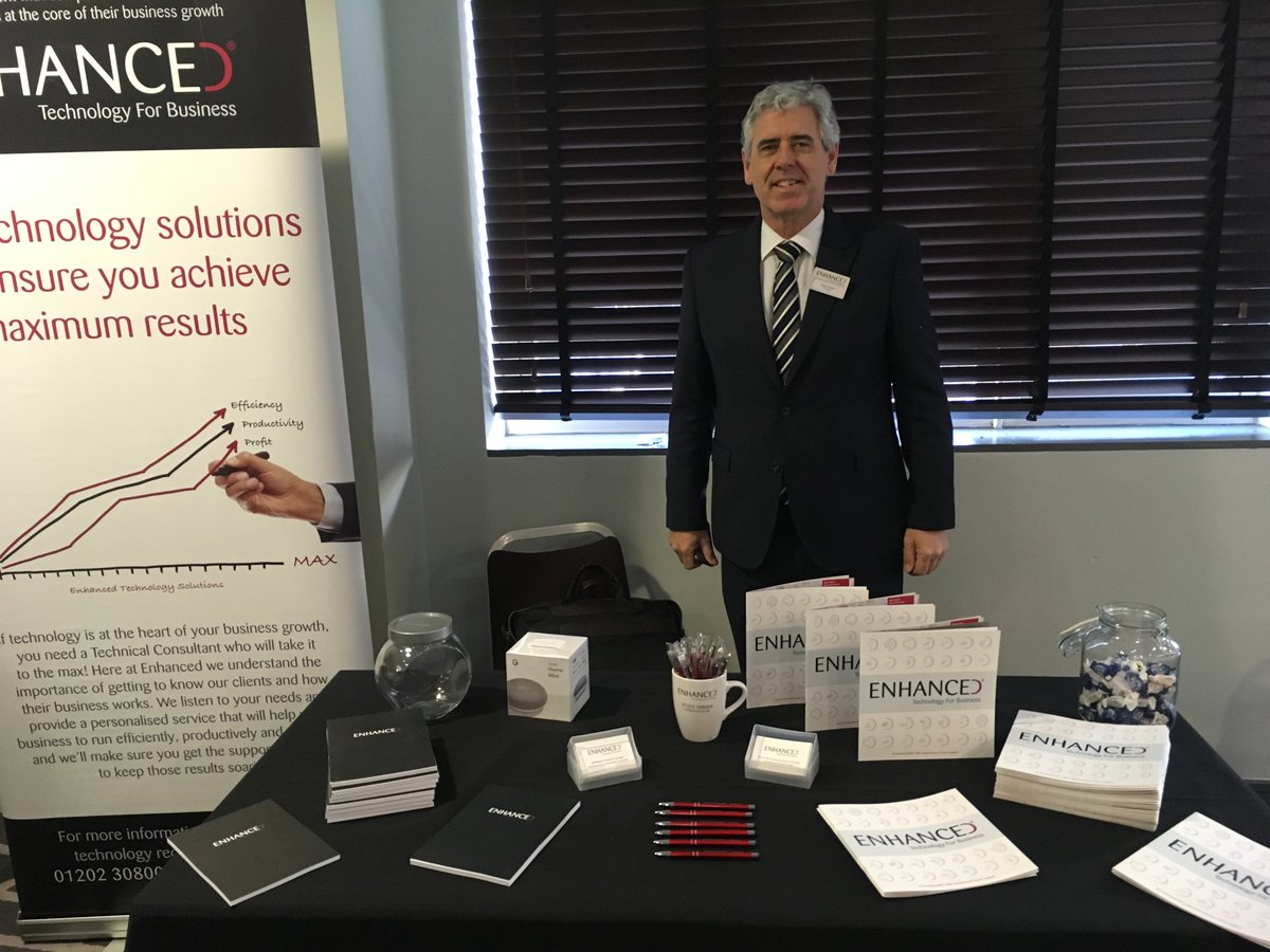 EnhancedPoole's tweet image. We&apos;re all set up and looking forward to exhibiting at #DorsetM2MLive with our fellow @DorsetChamber members. Come along and say hello to the team and enter our prize draw. #ITConsultants #TechnologyForBusiness