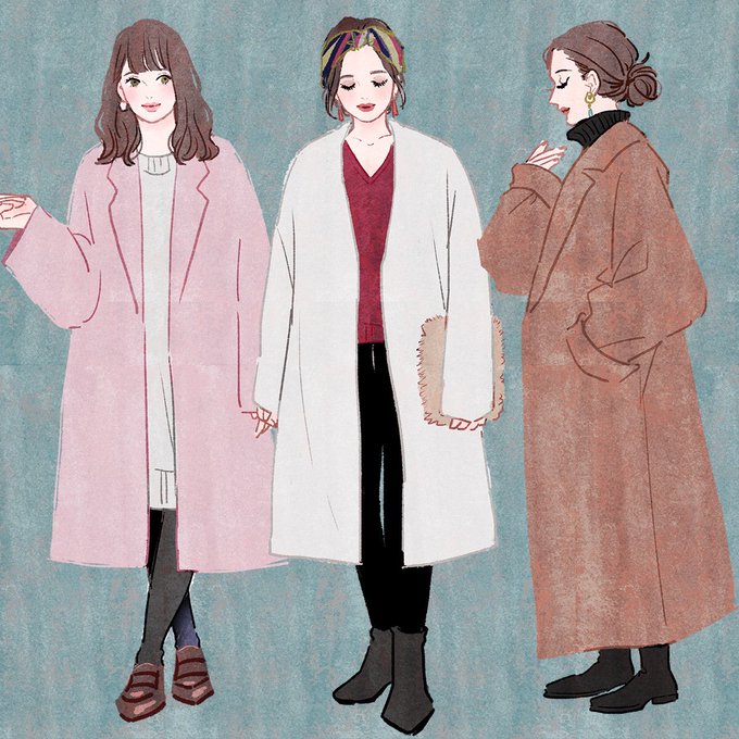 「3人の女性 立つ」のTwitter画像/イラスト(古い順)