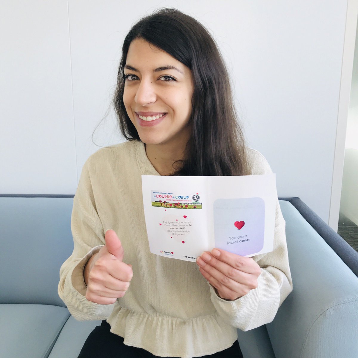 Nous sommes tous des #secretdonor,
tous les jours de l’année et encore plus aujourd’hui.  Les collaborators/trices touché.es #SAPfr par cette double attention en arrivant au bureau #dondorganes #sap4all #saintvalentin #courseducoeur <a href="/SAPFrance/">SAP France</a> <a href="/SAPLabsinFrance/">SAP Labs in France</a>