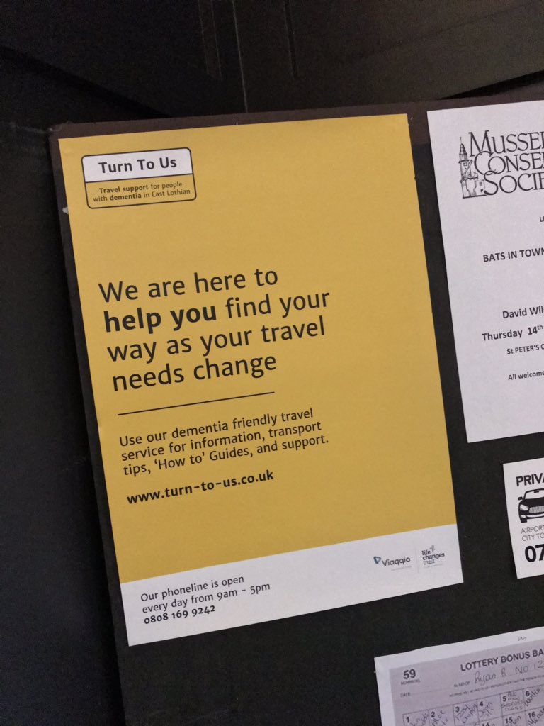 We’ve been out and about across East Lothian putting up Turn To Us posters - let us know if you spot one! 👀