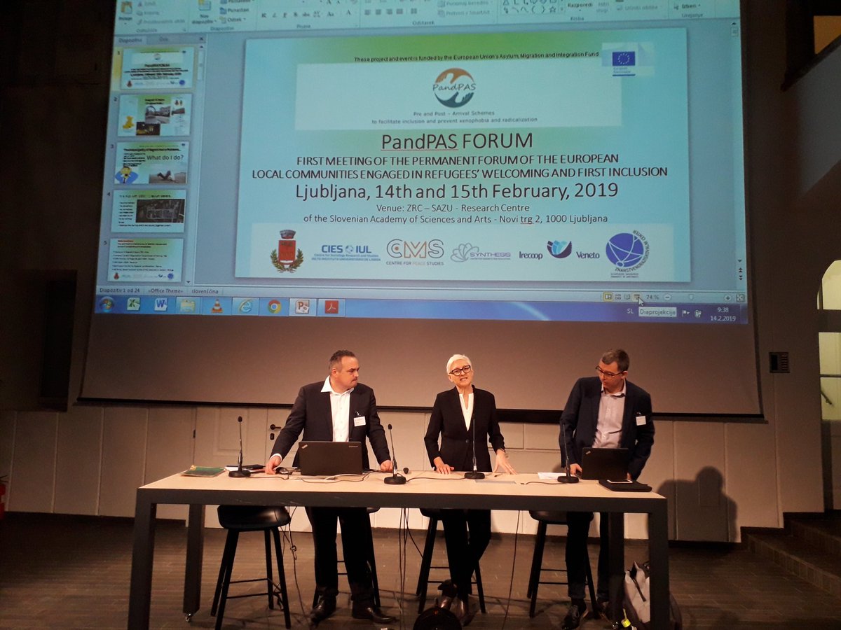 pandpas's tweet photo. The Pandpas forum about welcoming #asylumseekers has just started in Ljubljana----> follow us! We are going to share our best practices on #refugees
#pandpasproject https://t.co/Fs5gSnhl8y