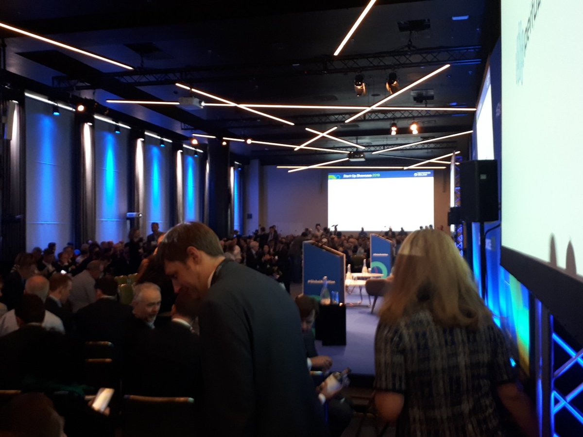 About to get underway biggest start-up event in Ireland #GlobalAmbition #IrishStartup