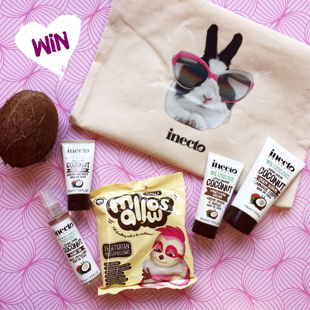 Freedommallows's tweet photo. Happy Valentines Day mallowers for our final #febfeels competition you can win THE LOT from this photo.

To enter:

1 - Follow our and Inectos page💕
2 - Tag three friends in the comments 👋
3 - Tell us what you love about us 🥥
4- Like this pic https://t.co/KY3VzfUZj5