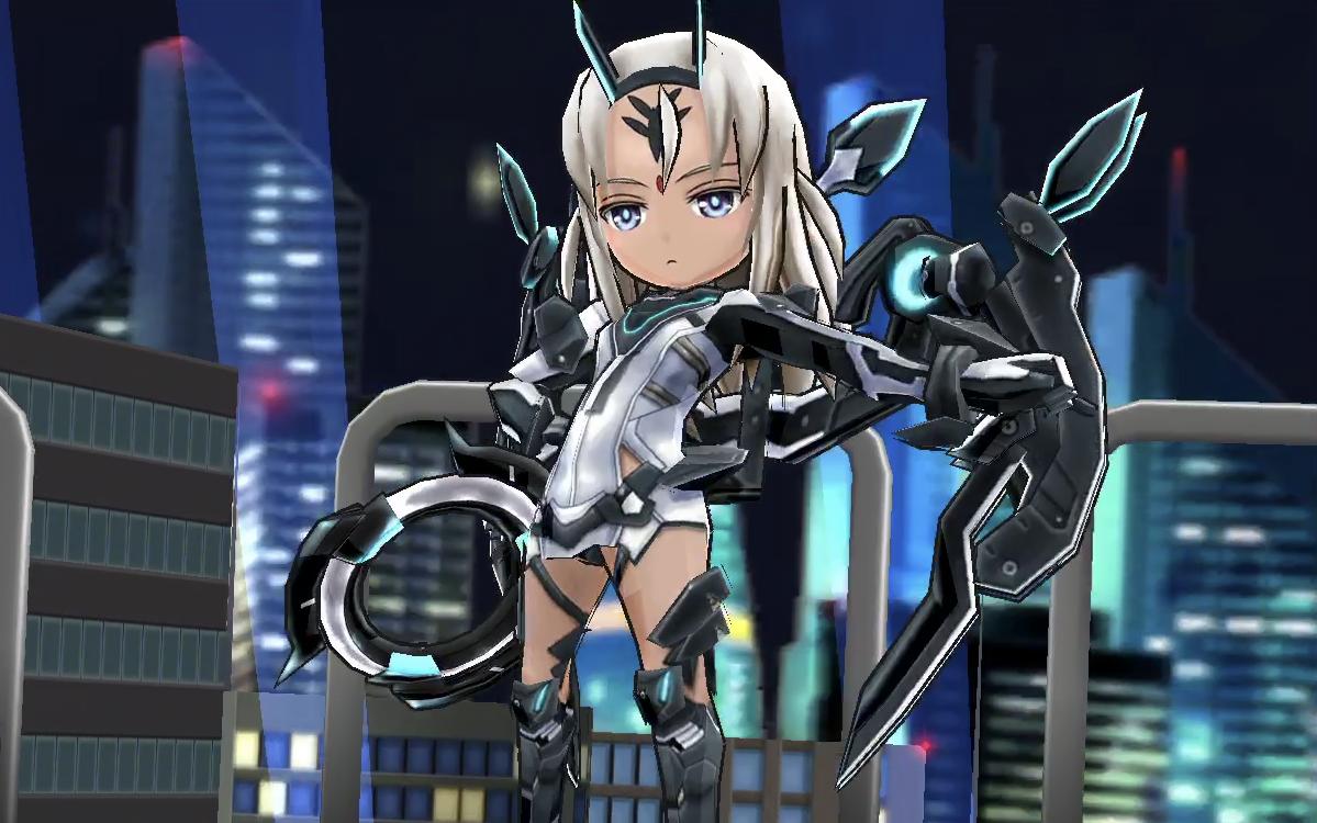bladesmash_pr's tweet photo. 【新キャラ紹介】
▼フルメタル天才少女「ガーシャ」！
なんと！デザインは #島田フミカネ さん！CVは #久野美咲 さんです！

#ブレスマ https://t.co/lWT0tECLBo