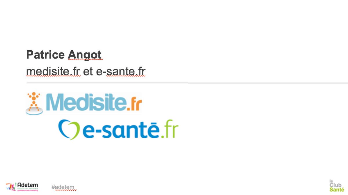 EricPhelippeau's tweet photo. Matinale Club Santé de l’@adetem
Patrice Angot de https://t.co/V9L1DACt4t et de https://t.co/WsnTNkkH89 @angot_patrice @Medisite @EsanteFR
SOCIAL MEDIA ET SANTÉ : UN COUPLE D’AVENIR ?
#santé #socialmedia #communication #digital #marketing #adetem https://t.co/zQFkuC0seB