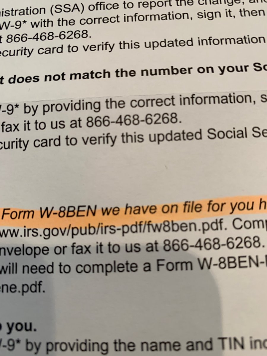 homdocs's tweet image. To ⁦@TDAmeritrade⁩ I am in Israel and must send this form w-8ben to the fax number that appears in that picture below. I need the full number that I should dial directly from israel. Please help!!!