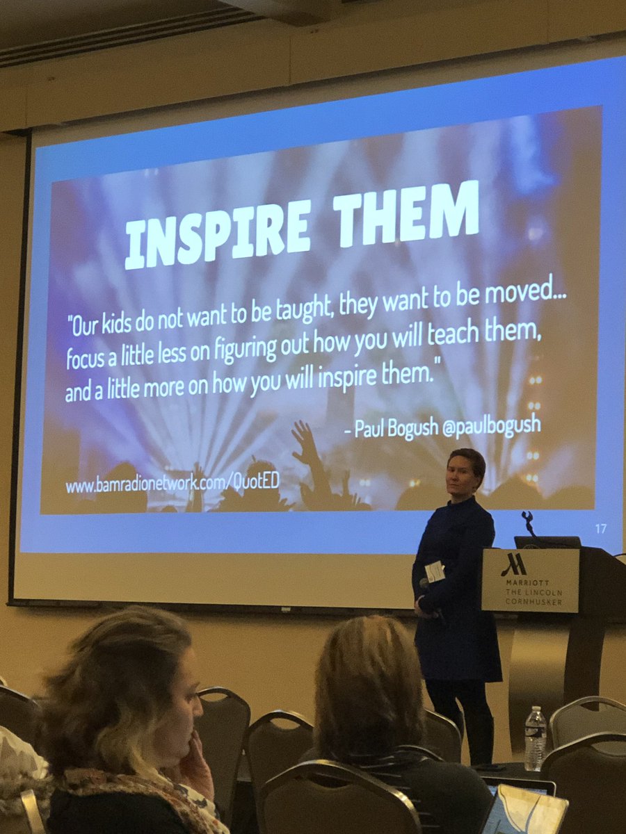 teach130's tweet photo. Matt &amp; Courtney “Getting Personal to Get Global” #ndla19 https://t.co/G4PGlRKx8S