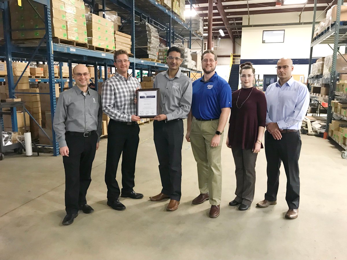 wimoty's tweet photo. One week away from the the #WMOTY awards! Here is a pic from our visit to @Gamber_Johnson to deliver their nomination award certificate. Nominated for Wisconsin Manufacturer of the Year in our medium size company category!! #Manufacturing #Wisconsin #Congratulations https://t.co/PonVo0VeGw