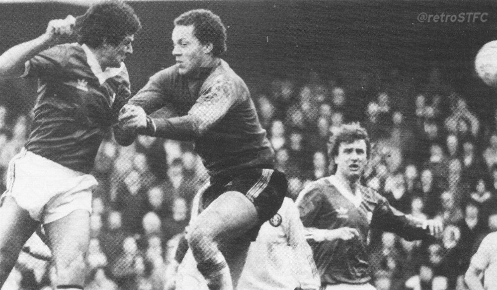 📆 #OnThisDay 1981 |  A hat-trick from Andy Rowland plus goals from Ian Miller and Brian Williams give #Swindon a 5-2 win over #SheffUtd in Division Three at the County Ground 👏 #STFC