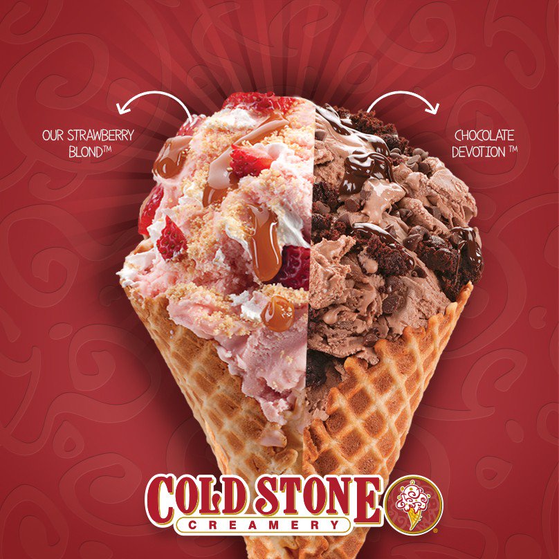 ColdStoneBrasil's tweet photo. Quem ganha essa disputa?!
Our Strawberry Blond ❌ Chocolate Devotion!
Mande 🍓... https://t.co/4hMB3uvhsr https://t.co/IjxvZMgdXf