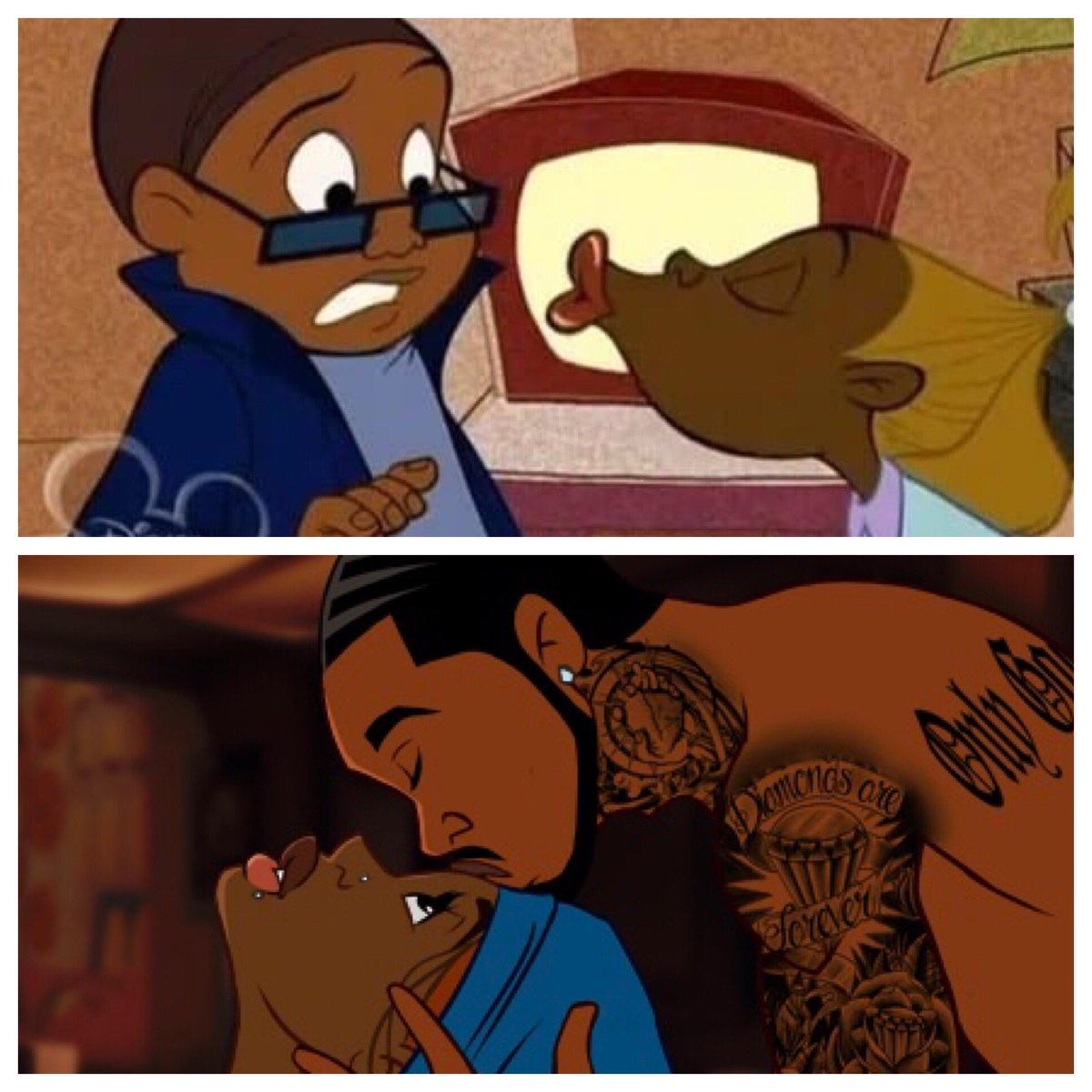 WizardKellyEnt's tweet image. Happy Valentines Day to Sticky &amp;amp; Dijonay. A true love story y’all.