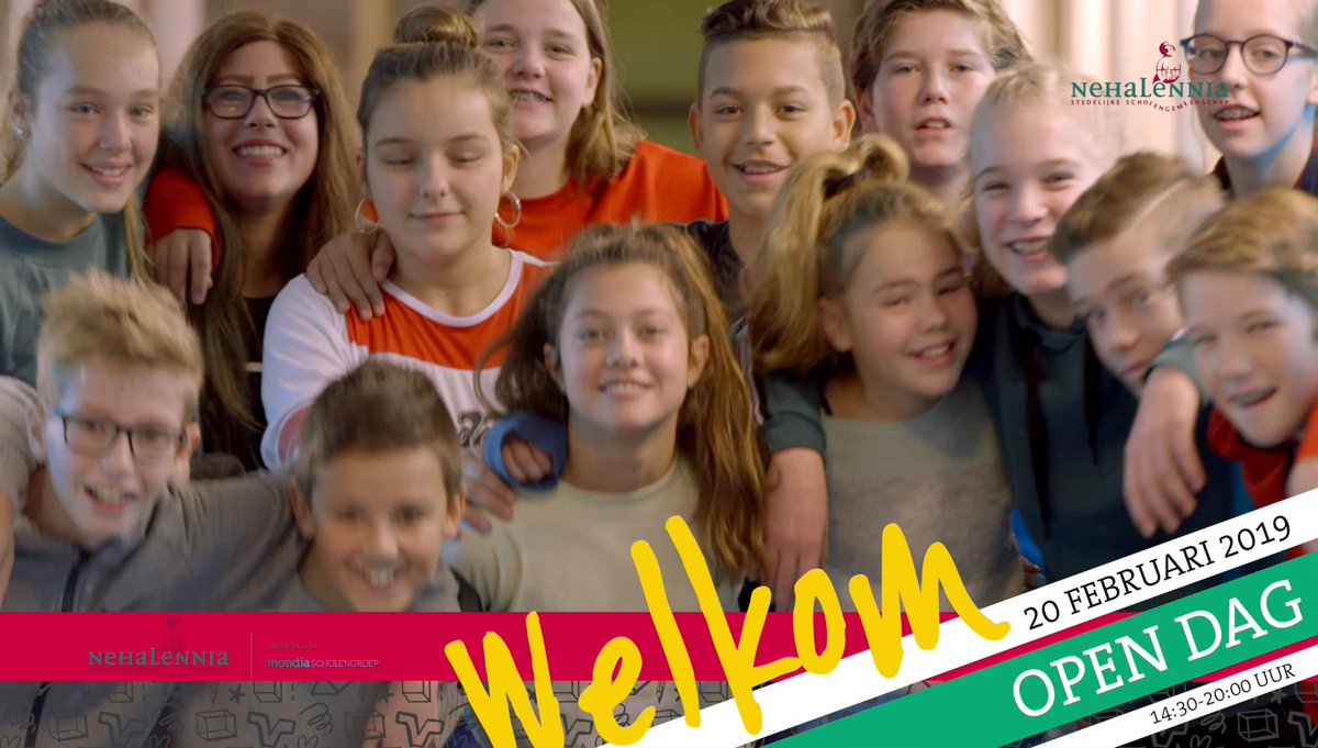 Jij komt toch ook naar onze Open Dag?!
Locatie Breeweg én Kruisweg
Woensdag 20 februari - 14:30 tot 20:00 uur
Van harte welkom, tot dan!
nehalennia.nl/open-dag-20-02…