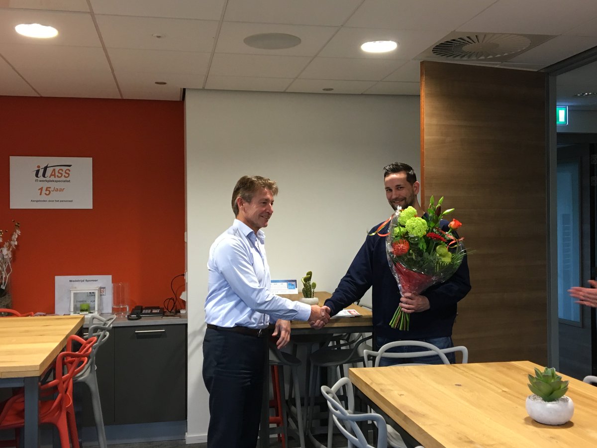 Deze week twee jubilarissen! Bastiaan en Patrick zijn allebei 5 jaar in dienst bij Itass. Gefeliciteerd!