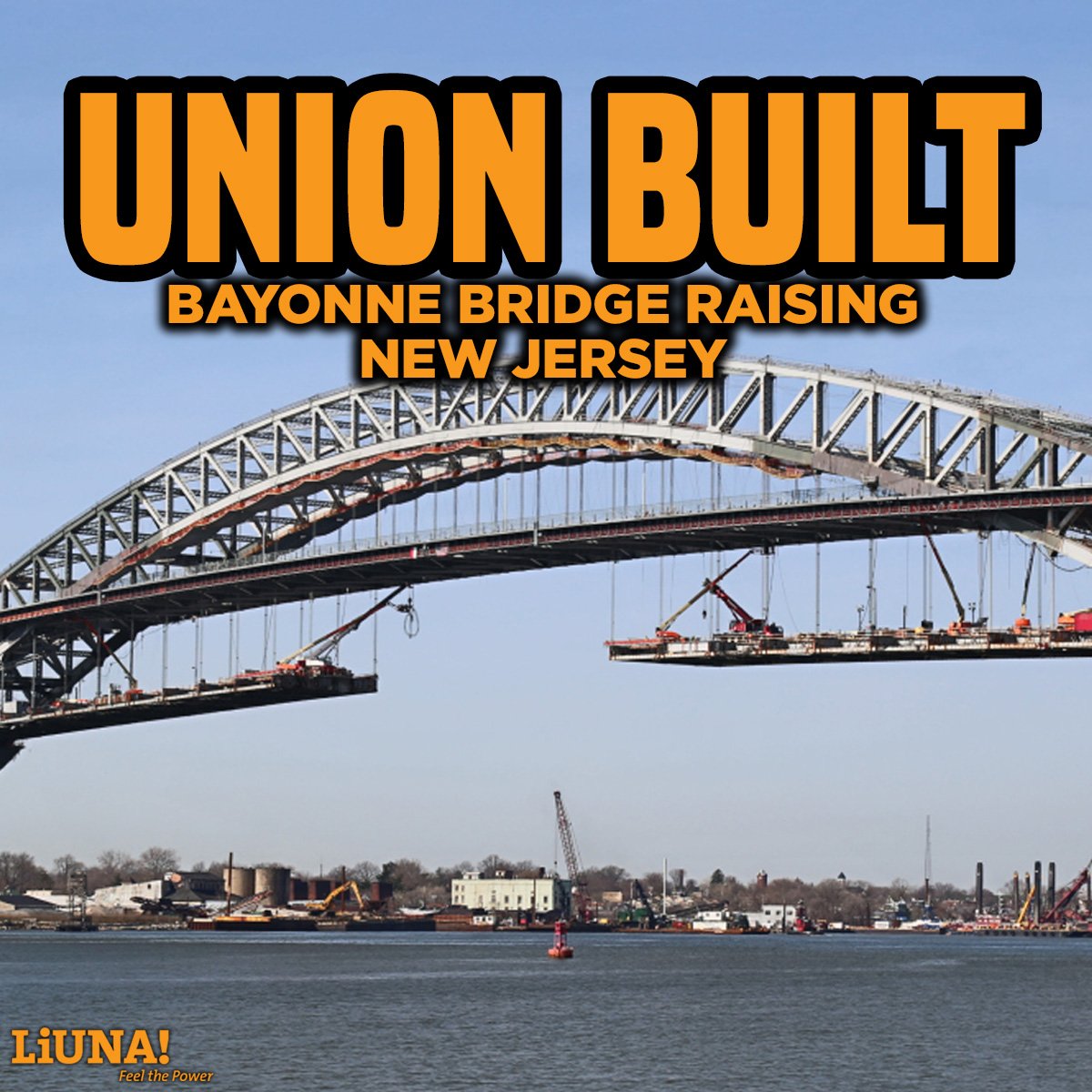 Union built. Union strong. Union proud. #LIUNA #UnionMade #FeelThePower