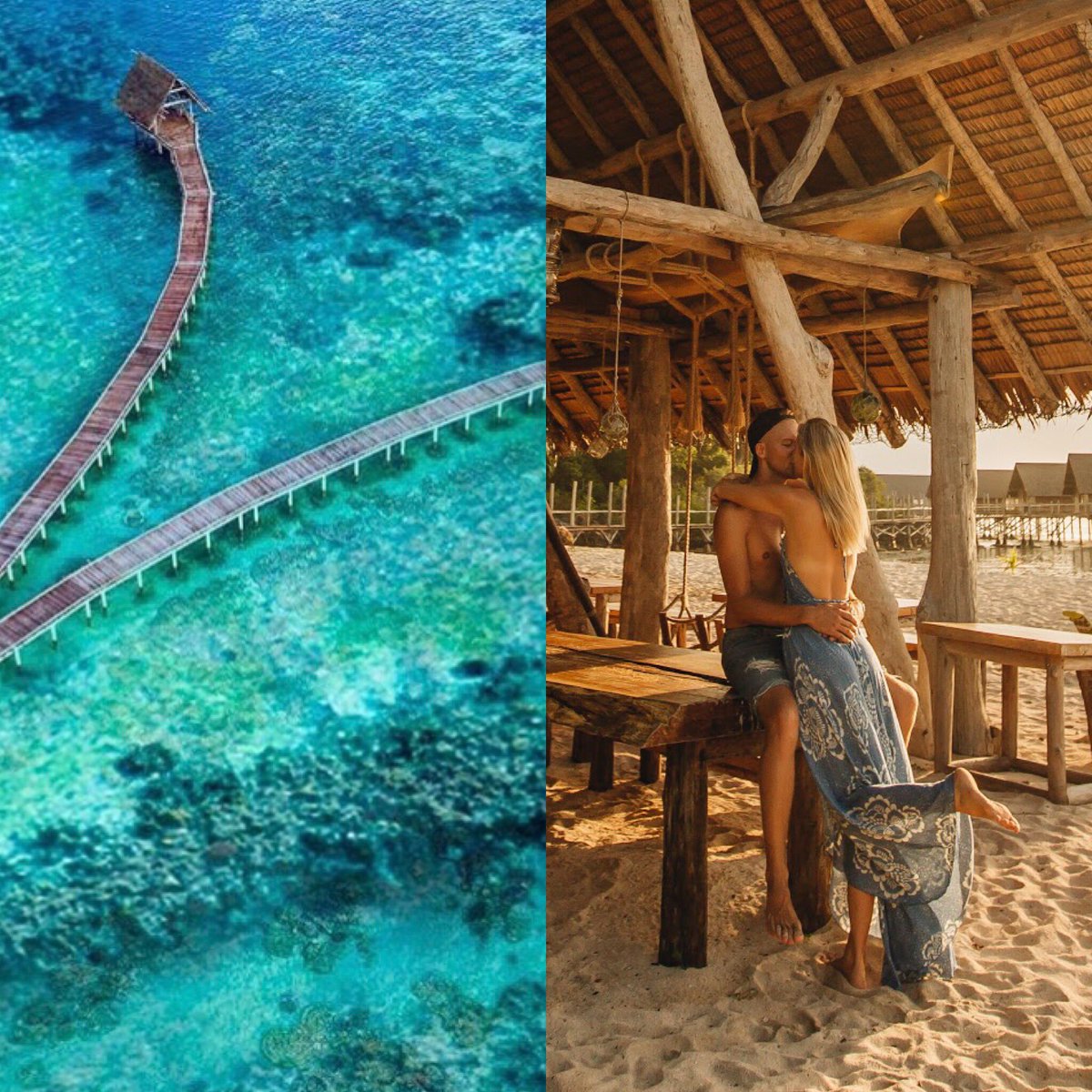 bawahreserve's tweet image. Which one do you prefer? Heart shaped jetty from #valentines2018 or the lovers in the boathouse #valentines2019
