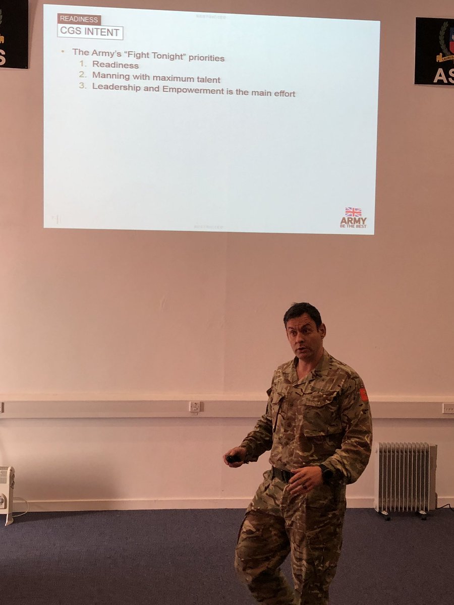 tony_gibson_MVO's tweet photo. @rsm_asls Hosting the RSM Des Cse, saw @ArmySgtMajor deliver @ArmyCGS INTENT, and what involved in delivering Army 2019 Empowerment and Leadership his MAIN EFFORT #FindWhereYouBelong #defendyournation #canyouhandlethechallenge https://t.co/kUfPvKLilz