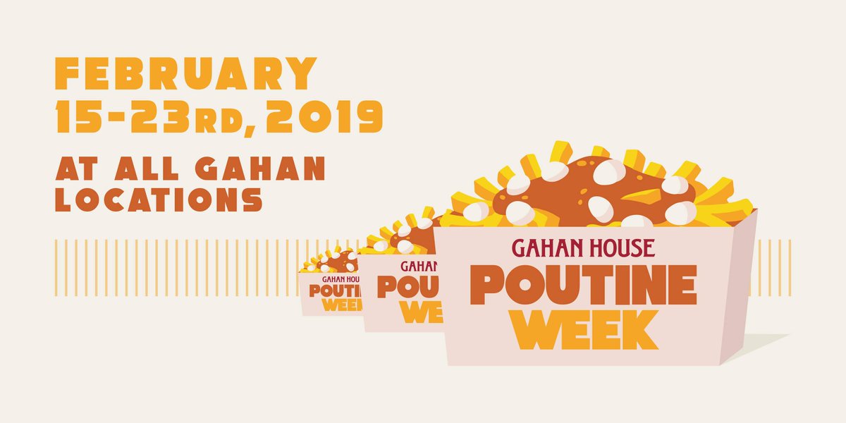 Poutine Week starts tomorrow! We have 4 delicious poutines for you to try 🍟