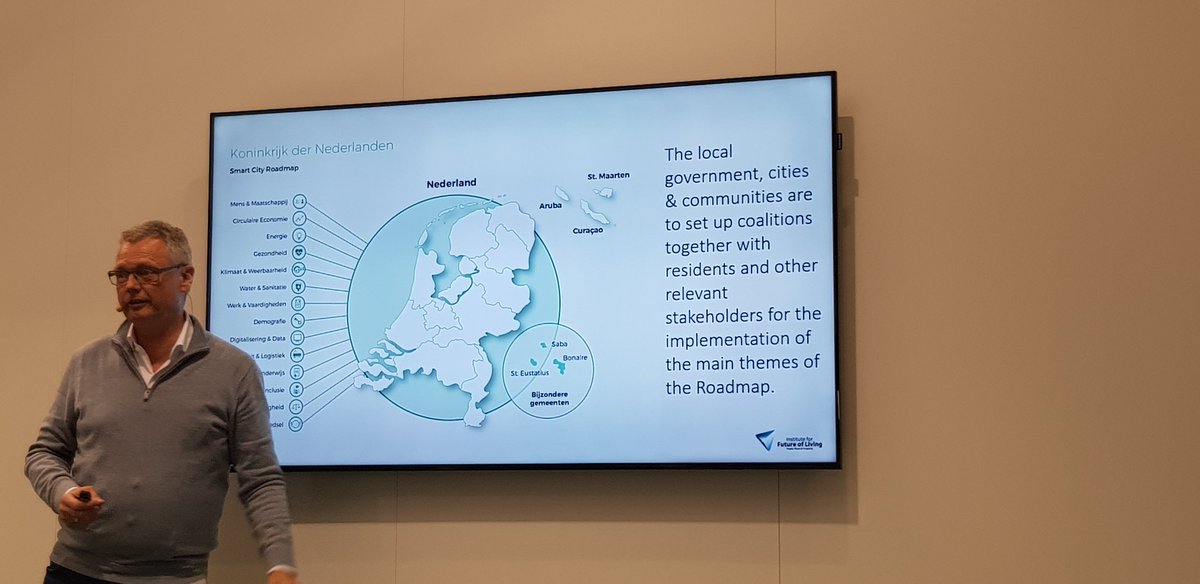 Bram Reinders presenteert nieuw smart city strategy roadmap in Smart City Alianz Dortmund.