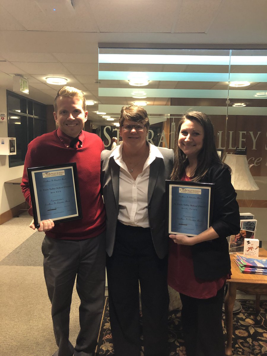 It was an honor and a pleasure to present <a href="/VrainWaves/">Vrain Waves Podcast</a> very own <a href="/mrkalb/">Ben Kalb</a> &amp; <a href="/BeckyEPeters/">Becky Peters</a> with the Superintendent Award of Excellence for helping <a href="/svvsd/">St. Vrain Valley Schools</a> take becoming more informed, connected, and inspired educators by #StVrainStorm! <a href="/SVVSDsupt/">Jackie Kapushion, Ed.D.</a>