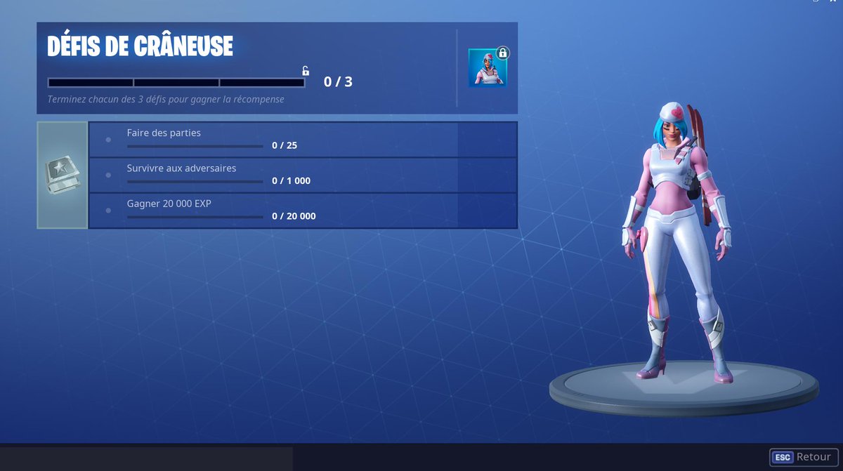 Fortnite Mafia On Twitter Les Defis Pour La Variante De Craneuse - 