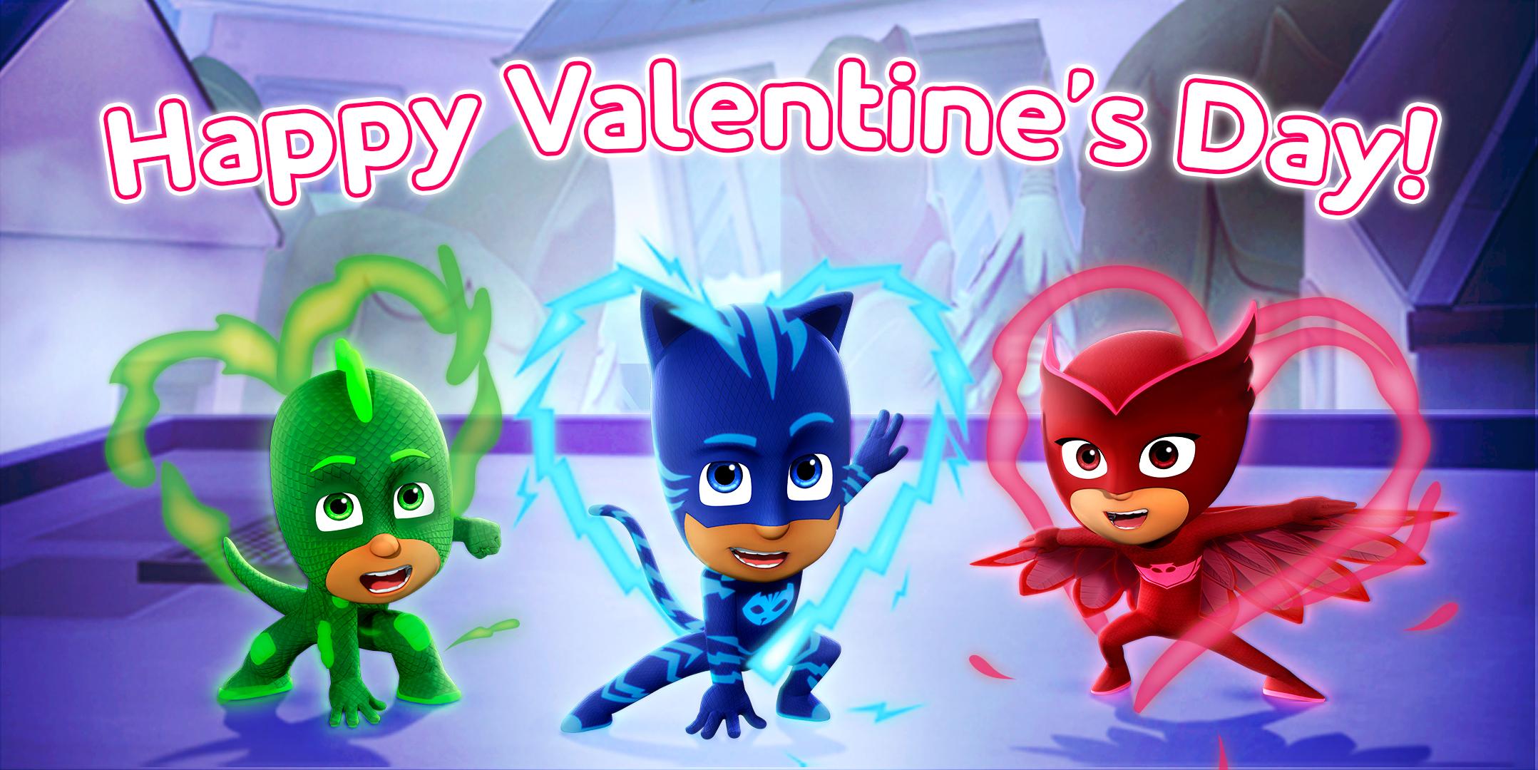 PJ Masks on X Happy Valentines Day from the PJ Masks https t 5CJEXNEG6a X