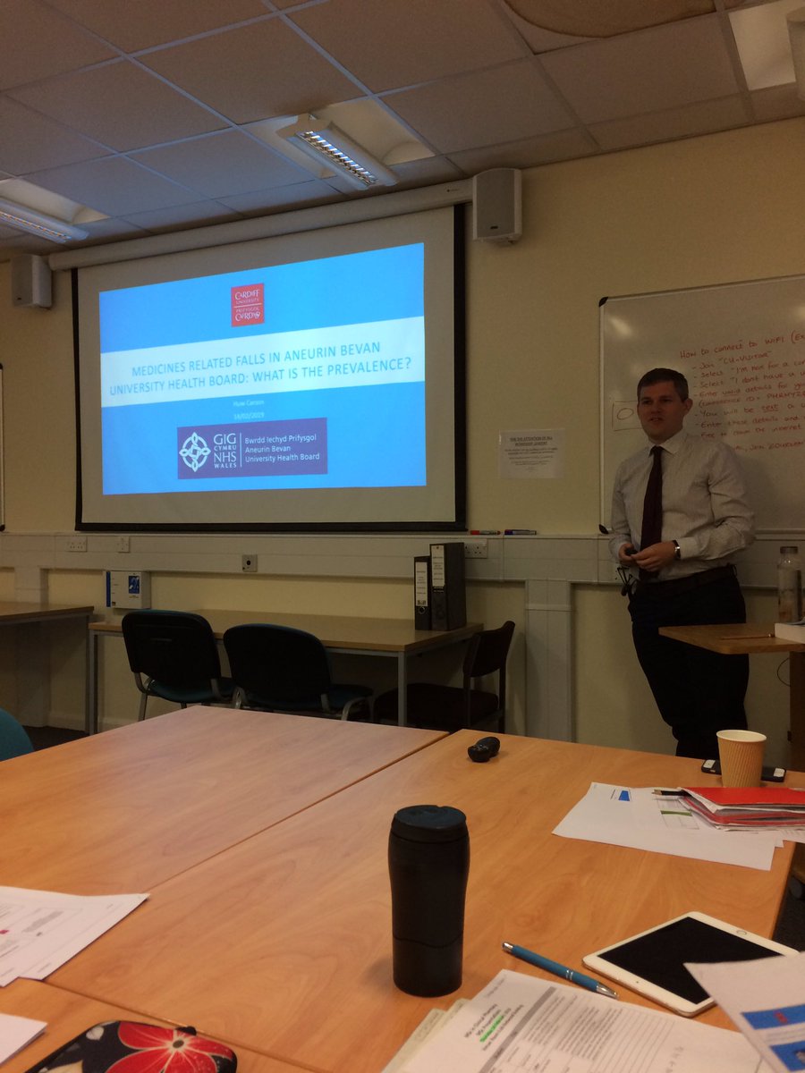 mazsilk_mary's tweet photo. Fantastic presentation by Huw Carson - medicines related falls in ABU. Falls related to medicines is under reported. Such a lot of work has gone into these projects. https://t.co/bD6AgKMW7c