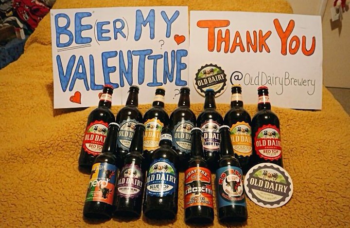 OldDairyBrewery's tweet photo. ✨OUR BEAUTIFUL VALENTINE'S COMPETITION WINNERS✨Wishing everyone a happy valentine's day ❤️ Here's to our one true love: BEER🍻 #love #Valentines #beerdate #beerstagram #beertography #lovebeer #brewery #valentines2019 #brewery #tenterden #kentcraftbeer #thursdaythoughts #ale https://t.co/UZVkukIJjU
