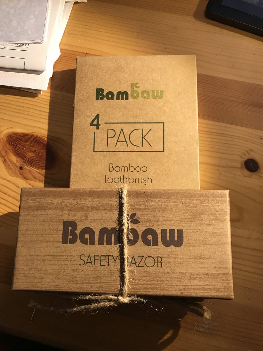 Highly recommend <a href="/BambawZeroWaste/">Bambaw Zero Waste</a> for #sustainable, #plasticfree products that don’t cost a fortune! I just bought a razor and some toothbrushes #Bambaw