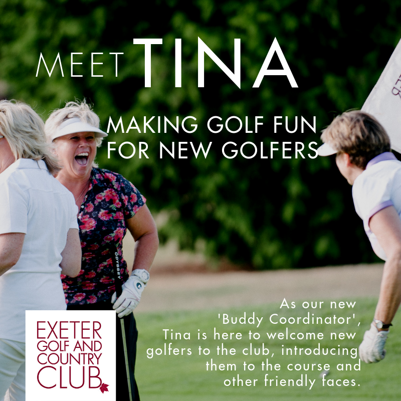 Exeter Golf & Country Club on Twitter "Meet Tina our new 'Ladies