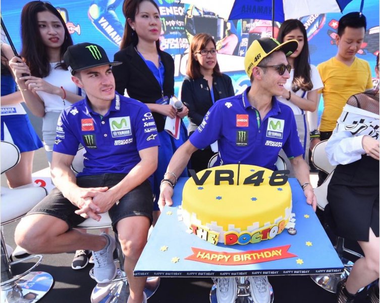 Happy birthday Valentino Rossi 40 years 