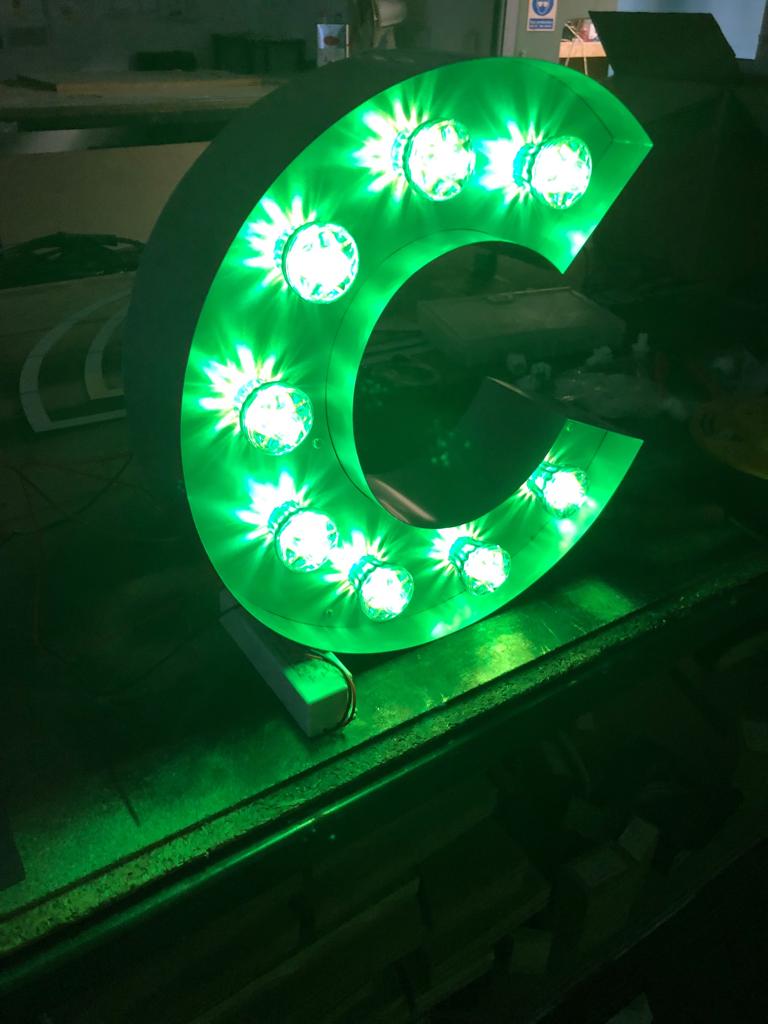 Fairground style letters #signs #signage #bespoke #signs #tradeonly