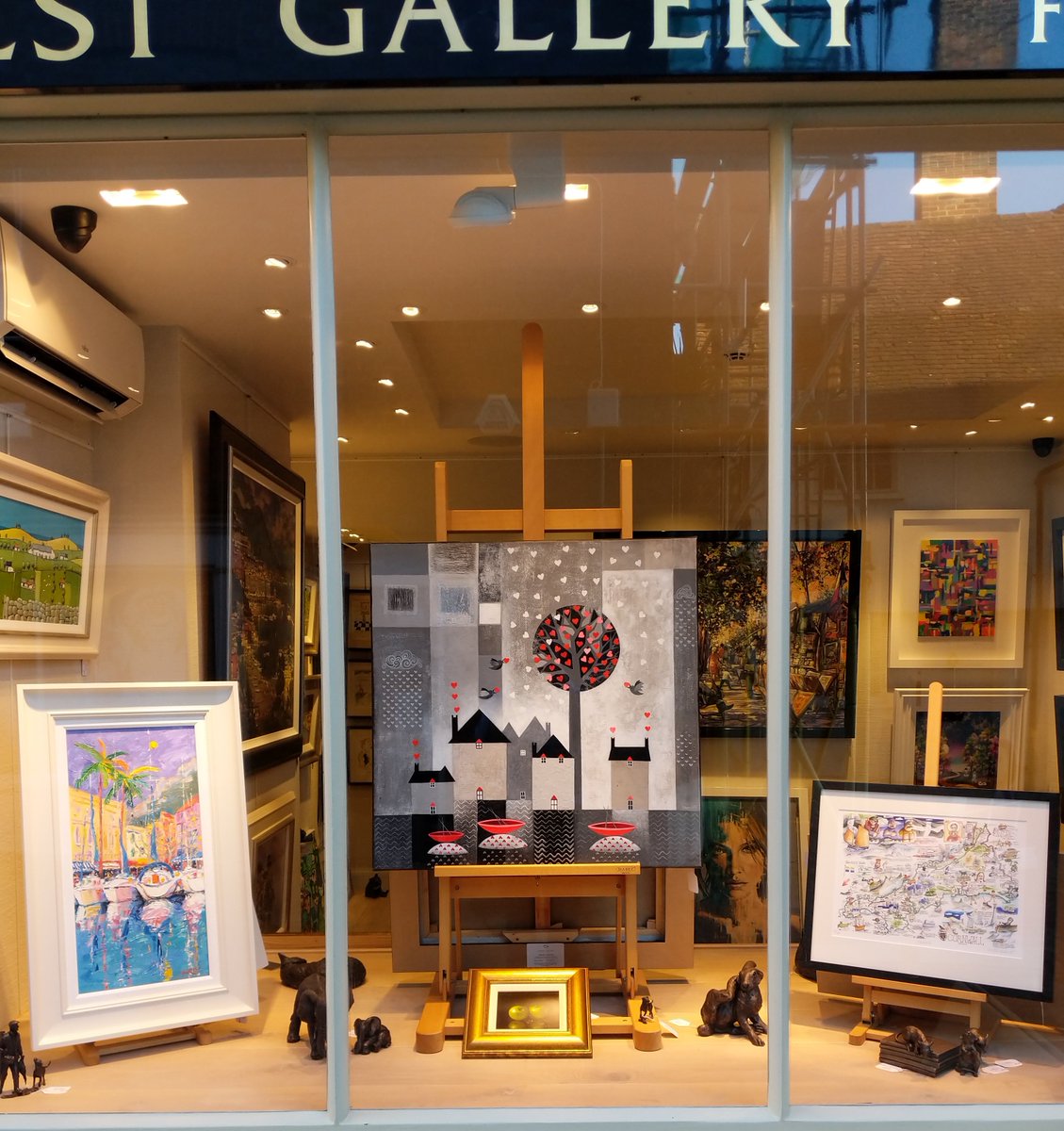 "Love is in the Air" (and our window display) 🥰

Original acrylic painting on canvas by Sunita Khedekar 32x32 inches £1,500 available now

forestgallery.com/artworks/sunit…

#valentinesday #artgallery #originalart #loveart #Sussex #PetworthUK