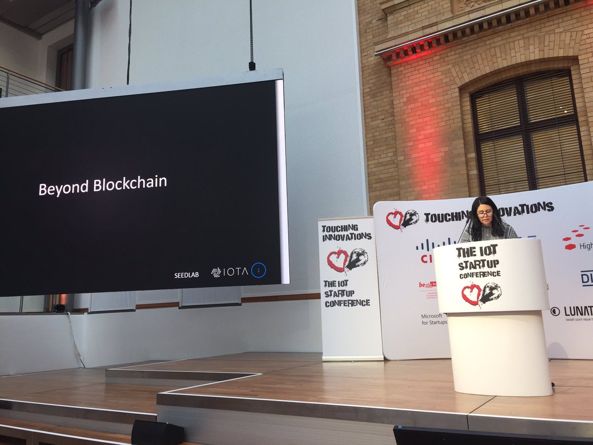 SeedlabSA's tweet photo. @Energine, Seedlab Germany’s CEO, gave her insightful talk about thinking beyond #blockchain at the #touchinginnovations conference in Berlin #iota #digitalinnovation #EmergingTech #EmergingTechnologies #futuretech #InnovationForEveryone https://t.co/scNwg7MwS7