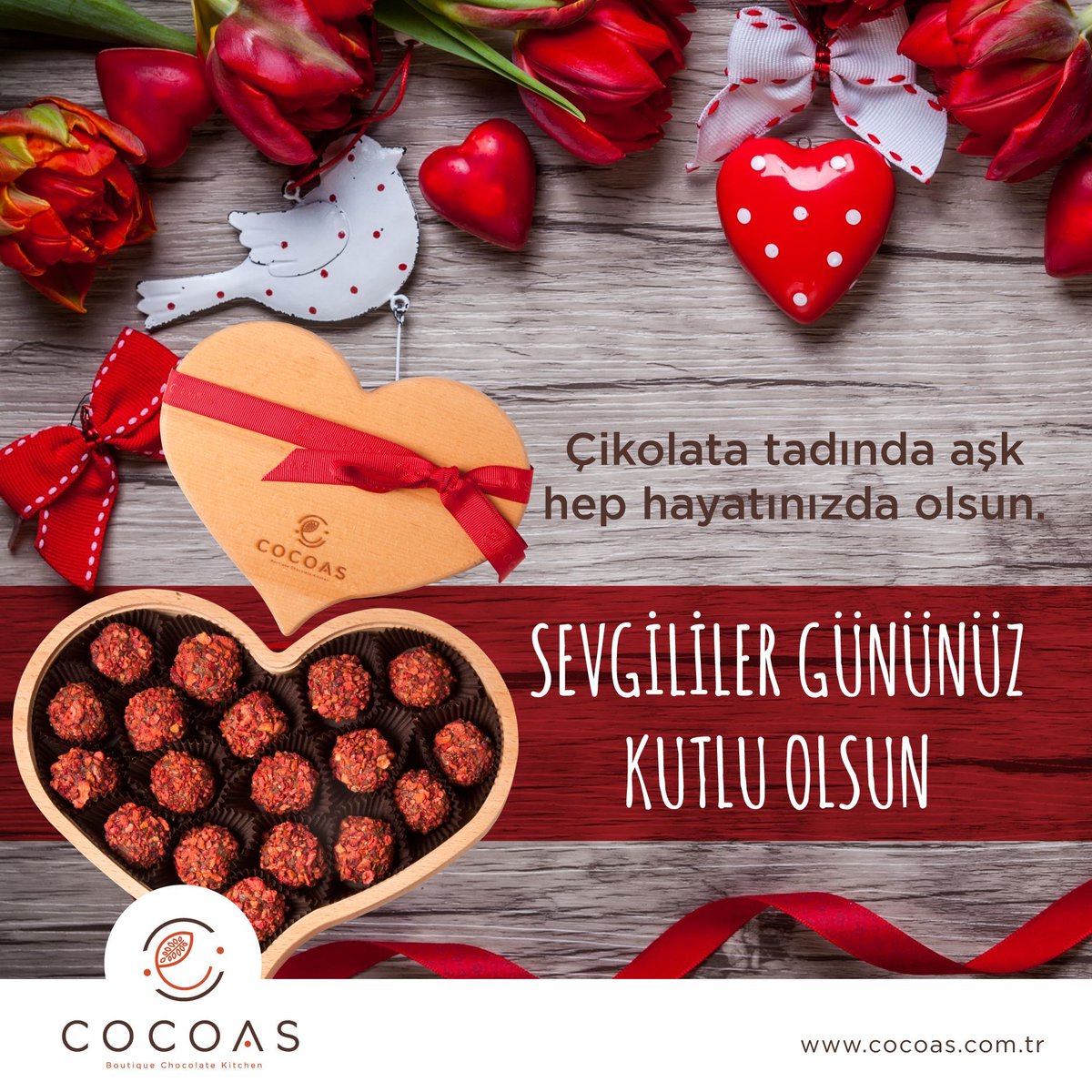 Sevgililer Günü' nüz Kutlu Olsun! 

#cocoaschocolat #sevgililergünü #valentinesday #chocolate #çikolata #aşk #sevgi #mutluluk