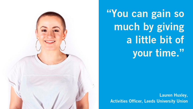 Volunteering as a student can be an incredibly rewarding experience.

Lauren, <a href="/LeedsUniUnion/">Leeds University Union</a>'s Activities Officer, helps students volunteer in the Leeds Community.

leeds.ac.uk/news/article/4…

#SVW2019