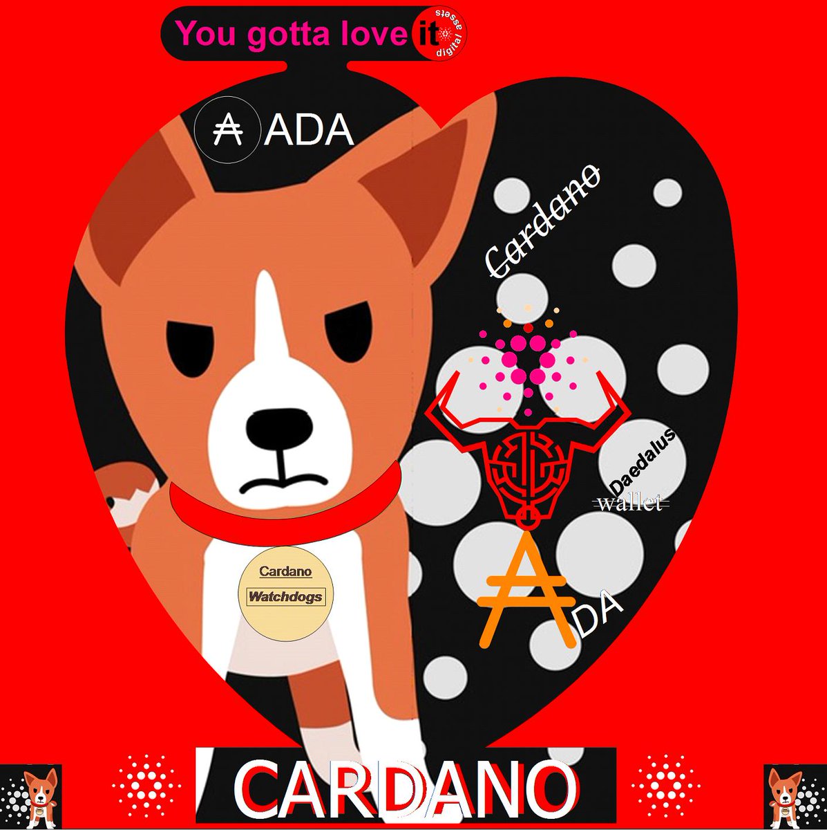 CardanoDogs's tweet photo. Happy Valentine’s Day to all the wonderful ladies in the Cardano Community! https://t.co/5HEh8GhF5a