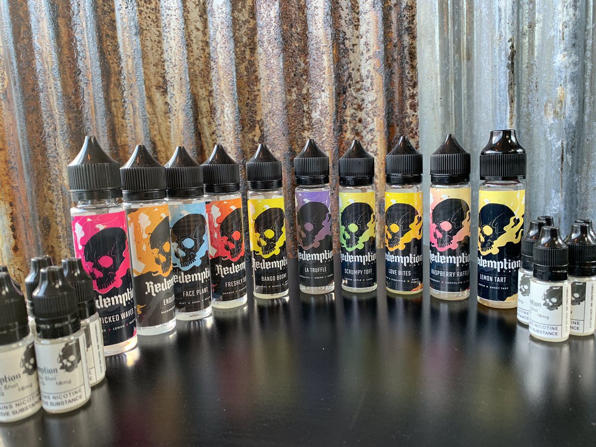 RedemptionVape's tweet photo. We have an excellent range of DIY mixing kits and ready to vape shortfills , avaialable instire or from our user friendly website at https://t.co/oCLxSlx9Rb #redeemyoursenses https://t.co/8ncBWZKa8i
