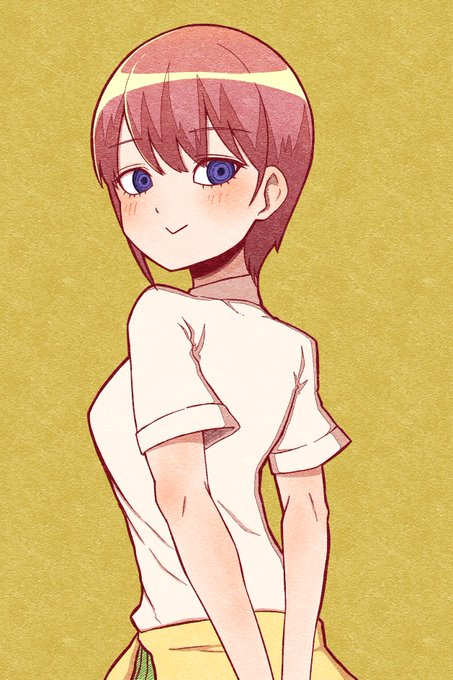 あぼとまさんがTwitterに投稿した中野一花(五等分の花嫁)のイラスト。