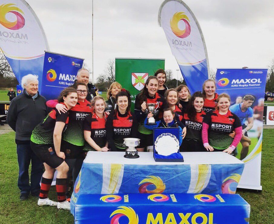 Well done <a href="/ITCarlowRugby/">IT Carlow Rugby</a> girls on winning the x7s cup, lead by the fantastic <a href="/meaghankenny/">Meaghan kenny</a> #WomenInSport #CantSeeCantBe - rugby trophy no. 30 in 11 years!