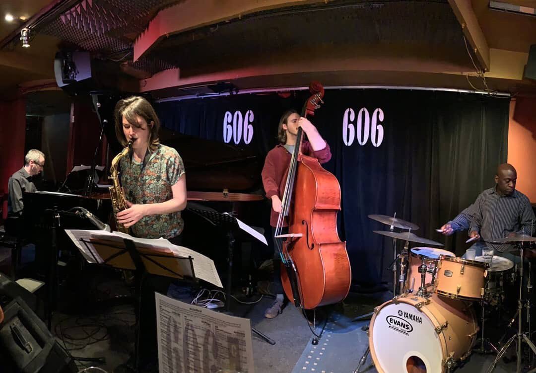 Incredibly fun gig last night with <a href="/trishclowes/">Trish Clowes</a> <a href="/jimwatson2/">Jim Watson</a> and #winstonclifford . These musicians are ridiculous... <a href="/GuildhallJazz/">Guildhall Jazz</a> #valentinesday #jazz #music #myiris
