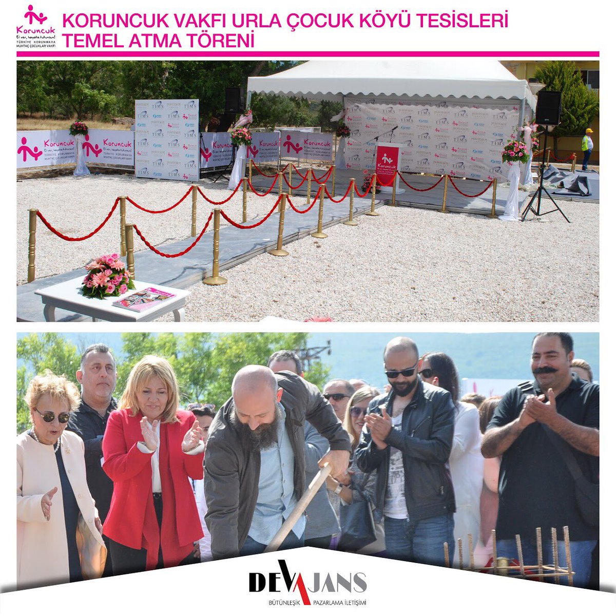 DevAjans35's tweet photo. KORUNCUK VAKFI URLA ÇOCUK KÖYÜ TESİSLERİ TEMEL ATMA TÖRENİ 💫

2000~2019 Dev Ajans Almanak 
https://t.co/oOtlS5yxX6 https://t.co/Kz8NuN43SI