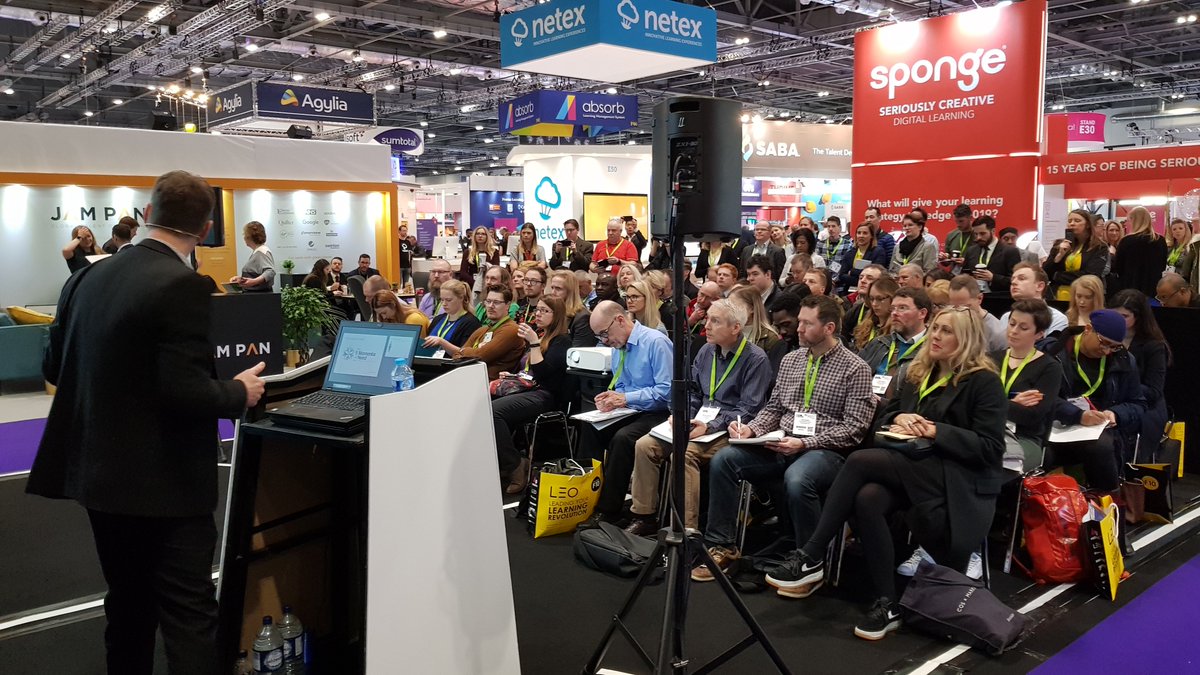 ttsGmbH's tweet photo. When do you actually learn? @toinerutten explained at #LT19UK how to develop a learning organisation with the #5MomentsofNeed using one single plattform. #ttperformancesuite #tts https://t.co/wnFqMGrRky