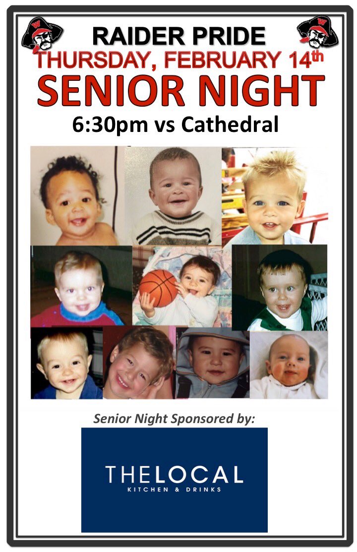 Coach_Reidy's tweet image. Raider fans! Come support your team and seniors in the final home game of the season!