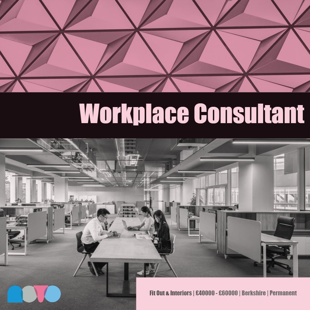 DesignMoloney's tweet photo. If you are a #workplaceconsultant looking for an opportunity with an outstanding #designandbuild based in #Berkshire please do get in touch with @novo_uk #recruitment #fitout #interiordesign #Wellbeing #officelife 
https://t.co/v60OrXg1Xo https://t.co/WE9Qtr4Gj5
