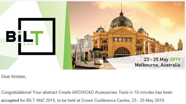 CADSwift's tweet photo. In #Melbourne in May I will give 2 classes on GDL during day 1 of @BILTevent #BILTanz
Lab 1 - learn to create any crazy "parametric" geometry you can conceive
Lab 2 - learn to create geometry that intelligently maps to a wall (incl. openings)
BIM smarter
https://t.co/WXgvJBVJN7 https://t.co/tpvUBQ9byd