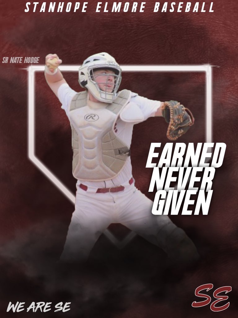 # 4 Nate Hodge-Sr.-C/1B- the Captain. Hodge has been an iron man the last two years behind the plate. This year he will once again be controlling the game and hitting in the middle of the order. Nate recently signed to play at Coastal Alabama. 4 Days!!