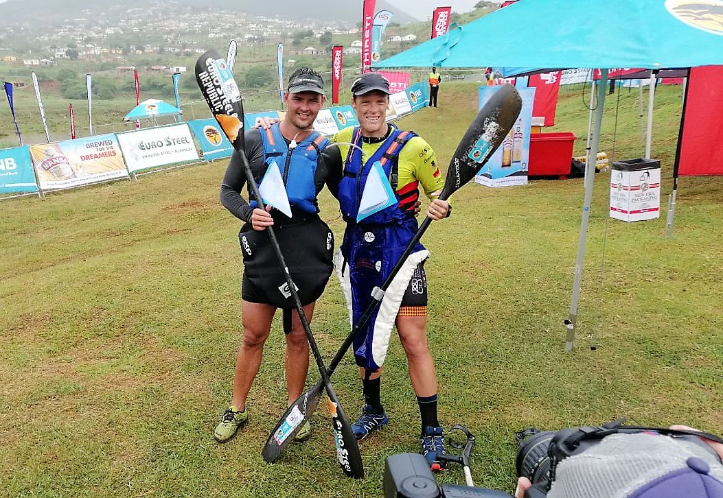 .<a href="/TerenceParkin/">Terence Parkin</a> continued on his run yesterday until he had to stop due to a sprain.  He started the <a href="/DusiCanoe/">Dusi Canoe Marathon</a> today and completed some of the sections on crutches.  
#LearnToSwim
#drowningprevention
#Donations
#charity
