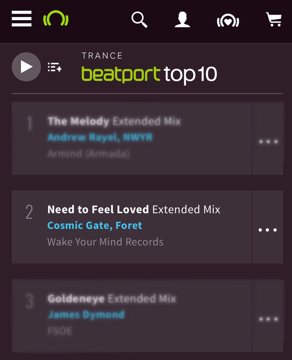 Up to #2! 🚀 ... just one more step!! #NeedToFeelLoved @beatport @BlackHoleRec wym.choons.at/needtofeelloved https://t.co/sr7MWFLUGk