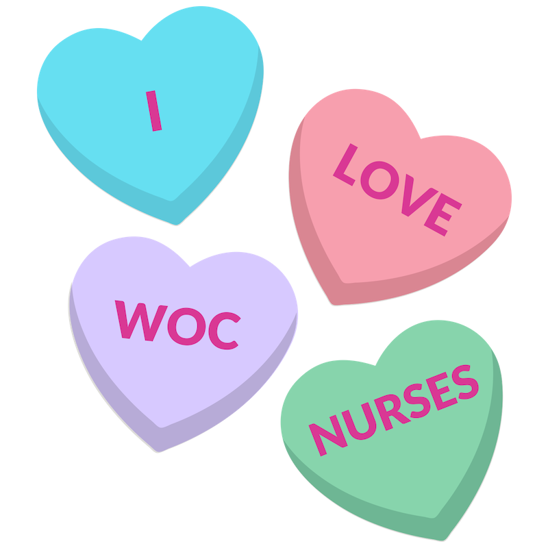 WOCNSociety's tweet image. WOC nurses are our valentine 💘💘 Retweet if you agree! Happy #ValentinesDay